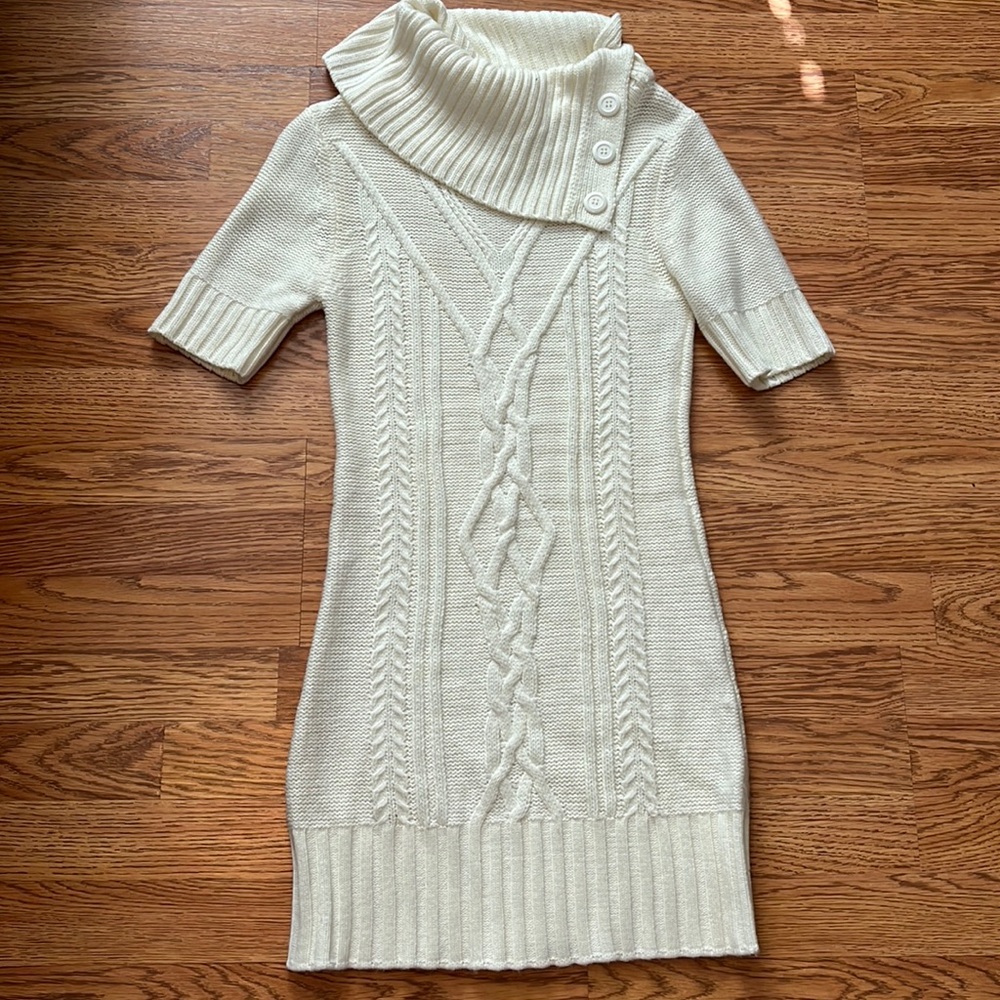 Takara cream sweater dress